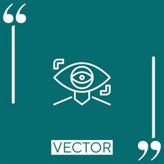 Poster - focus vector icon