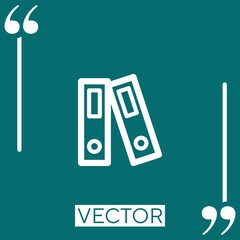Poster - folders vector icon