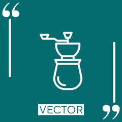 Poster - grinder vector icon