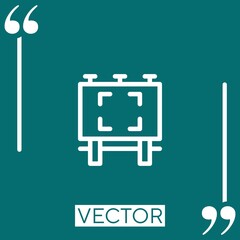 Poster - panel vector icon