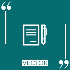 Poster - paper vector icon