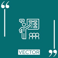 Poster - presentation vector icon
