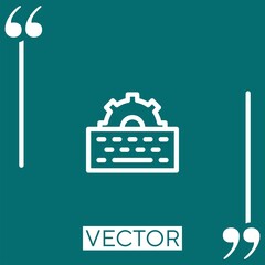 Poster - programming vector icon