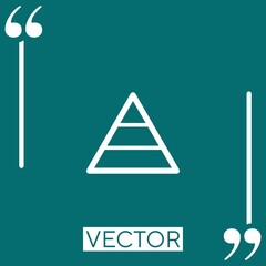 Poster - pyramid vector icon