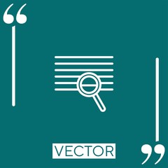 Poster - search   vector icon
