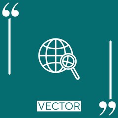Poster - search   vector icon