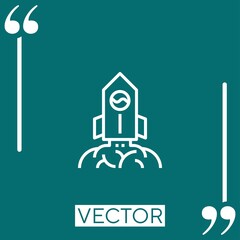 Poster - startup vector icon