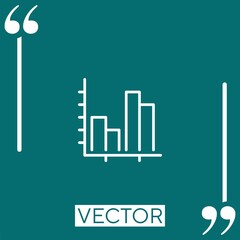 Poster - statistics vector icon