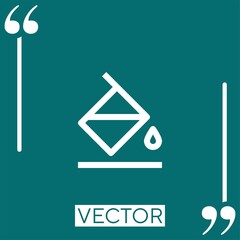 Poster - fill vector icon Linear icon. Editable stroke line