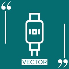 Poster - display   vector icon Linear icon. Editable stroke line