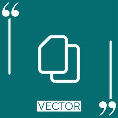 Poster - dual sim vector icon Linear icon. Editable stroke line
