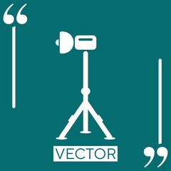 Poster - tool vector icon Linear icon. Editable stroke line