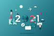 © AKrasov - 2021 Vecot Conceptual Illustration