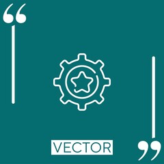 Poster - progressive vector icon Linear icon. Editable stroke line