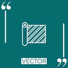 Poster - wallpaper vector icon Linear icon. Editable stroked line