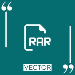 Poster - files    vector icon Linear icon. Editable stroke line