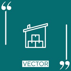 Poster - small vector icon Linear icon. Editable stroke line