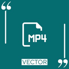 Poster - files    vector icon Linear icon. Editable stroke line