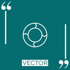 Poster - chart   vector icon Linear icon. Editable stroke line