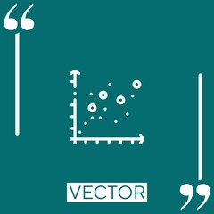 Poster - bubble vector icon Linear icon. Editable stroked line