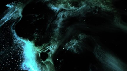 Wall Mural - nebula clouds floating in the dark universe