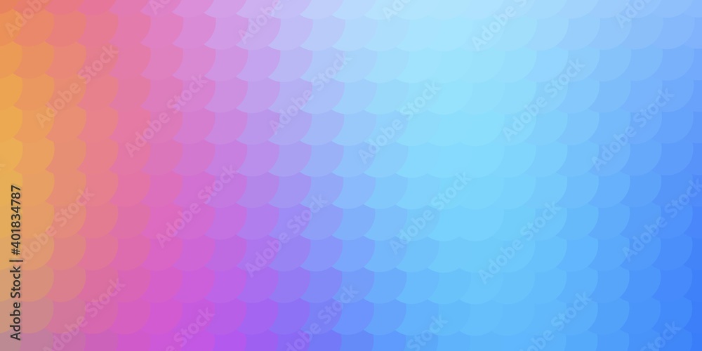 Light Blue, Red vector template with circles.