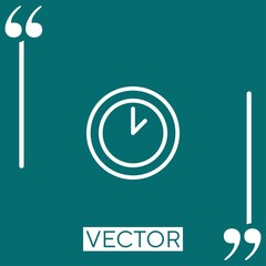 Poster - busy vector icon Linear icon. Editable stroked line