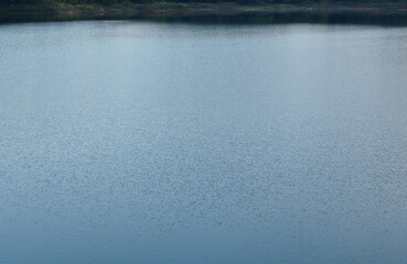 water rippled and flowing on river