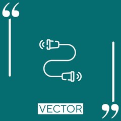 Poster - cans vector icon Linear icon. Editable stroked line
