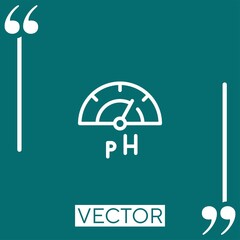 Poster - meters vector icon Linear icon. Editable stroked line