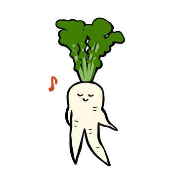 おもしろい野菜　大根　二足歩行　訳あり野菜
キャラクター　楽しい