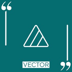 Poster - bleach   vector icon Linear icon. Editable stroked line