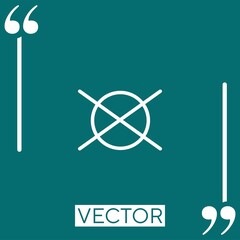 Poster - clean vector icon Linear icon. Editable stroked line