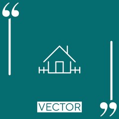Poster - house vector icon