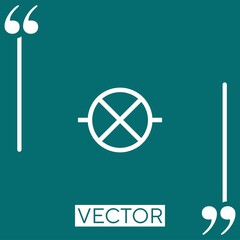 Poster - lamp vector icon