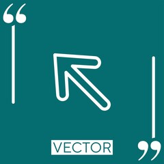 Poster - left    vector icon Linear icon. Editable stroked line