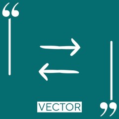 Poster - transfer   vector icon Linear icon. Editable stroke line