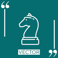 Poster - strategy vector icon Linear icon. Editable stroked line