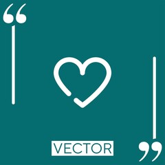 Poster - like Linear icon. Editable stroke line