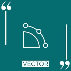 Poster - chart Linear icon. Editable stroke line