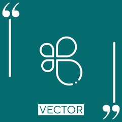 Poster - diagram vector icon Linear icon. Editable stroked line