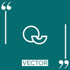 Poster - melon vector icon Linear icon. Editable stroked line