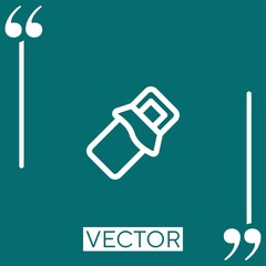 Poster - bar vector icon Linear icon. Editable stroked line