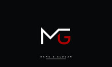 MG ,GM  Abstract Letters Logo Monogram