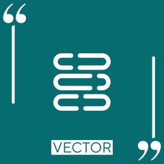 Poster - tasks vector icon Linear icon. Editable stroked line