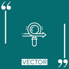 Poster - transparency vector icon Linear icon. Editable stroked line