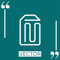 Poster - trash Linear icon. Editable stroke line