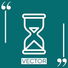 Aufkleber - busy   vector icon Linear icon. Editable stroked line