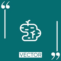 Poster - swamp vector icon Linear icon. Editable stroked line