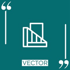 Poster - folder Linear icon. Editable stroke line